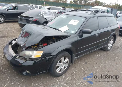 2005 Subaru Outback 2.5I from USA, damaged, VIN 4S4BP61C457371513